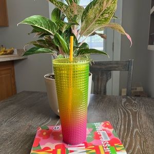 Pink & Yellow Starbucks Cup 20oz